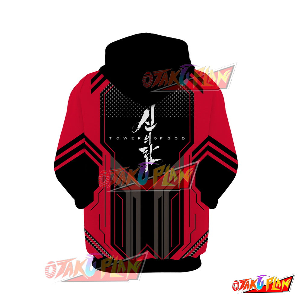 Kami No Tou Blue And Red Hoodie