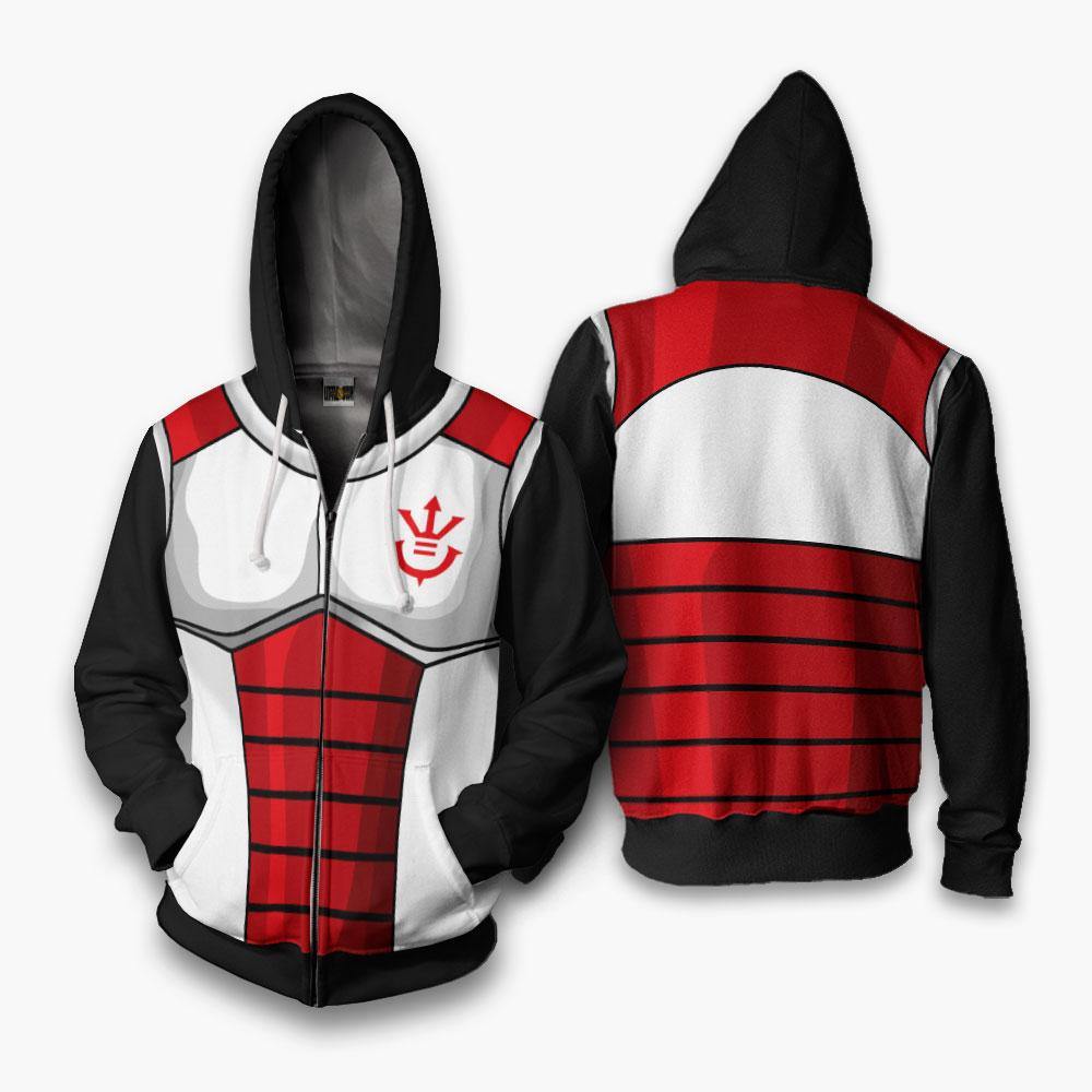 King Vegeta Uniform Custom Dragon Ball Amine Casual Hoodie Shirts