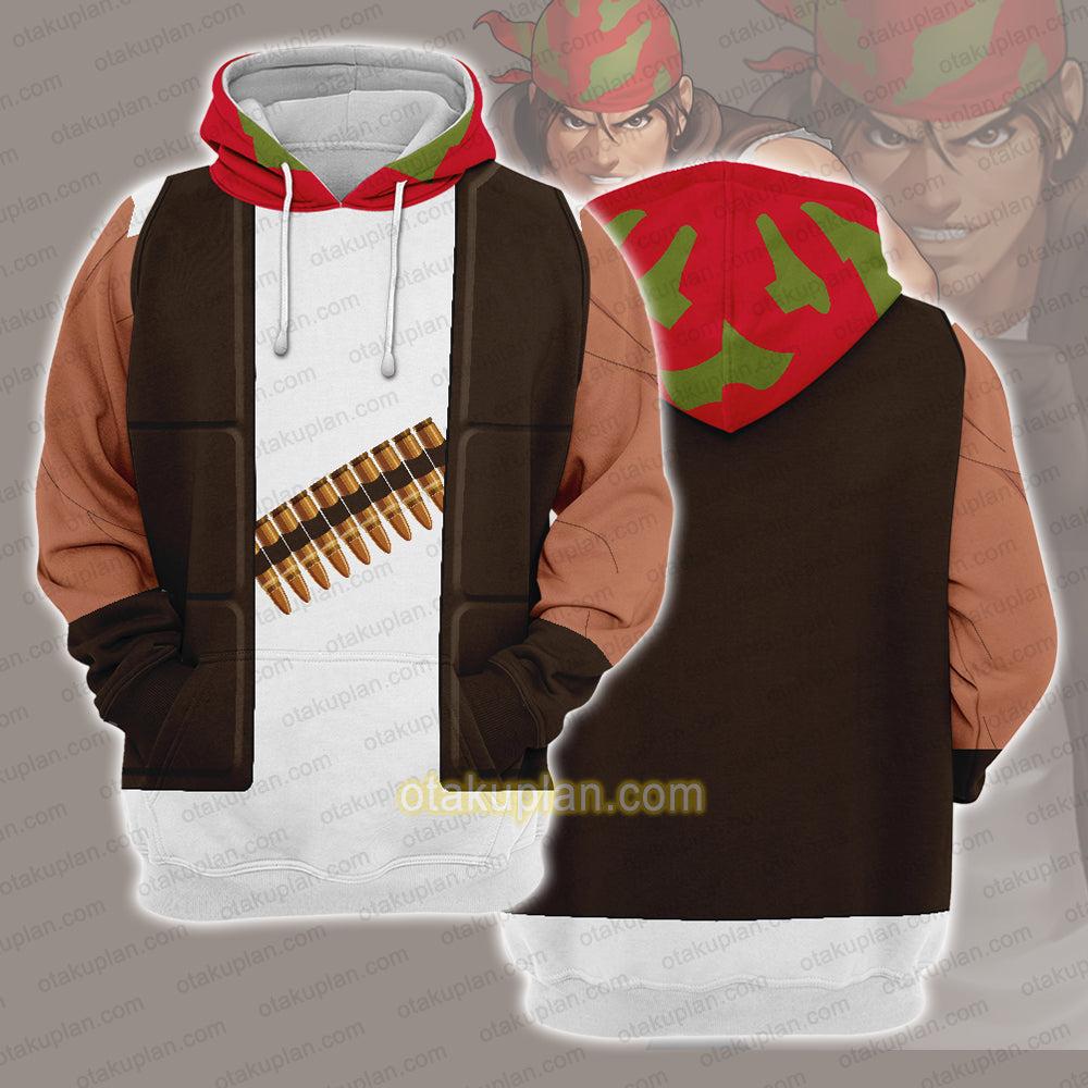KOF The King of Fighters Ralf Jones Cosplay Hoodie