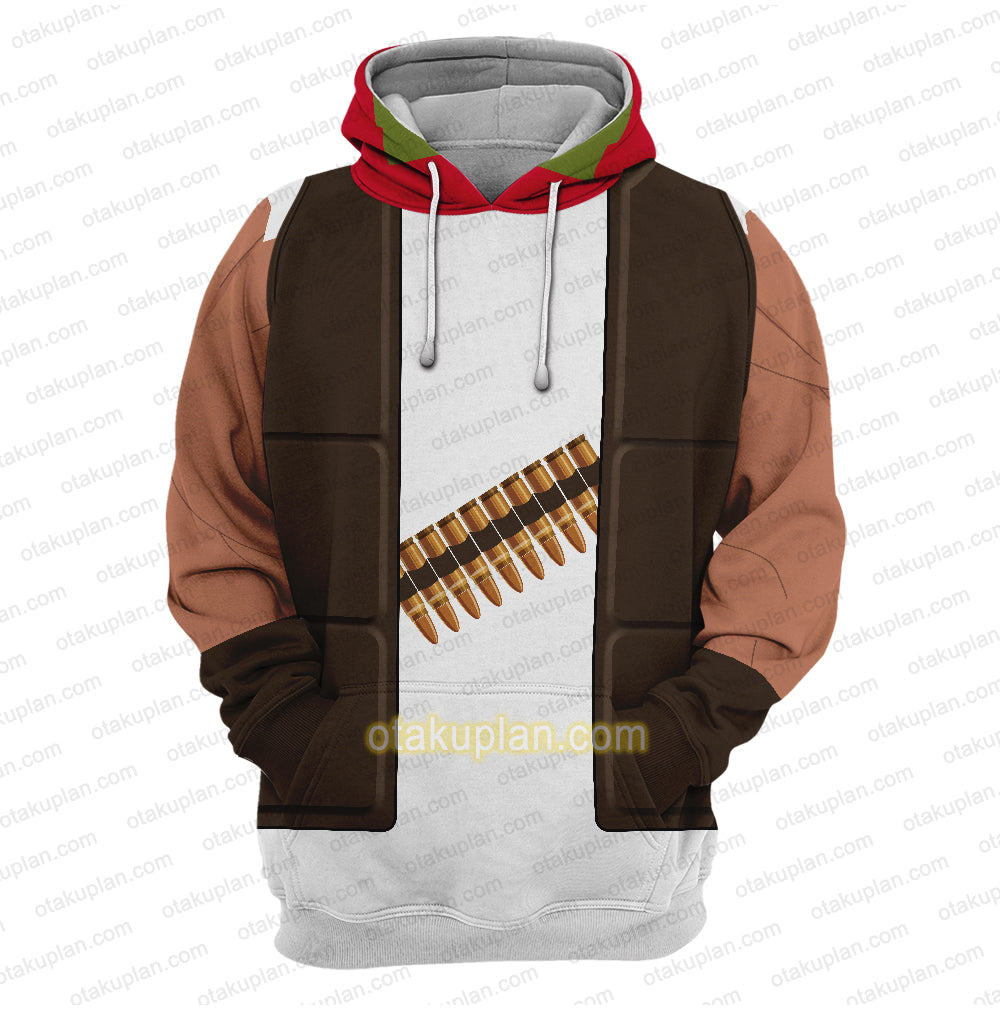 KOF The King of Fighters Ralf Jones Cosplay Hoodie