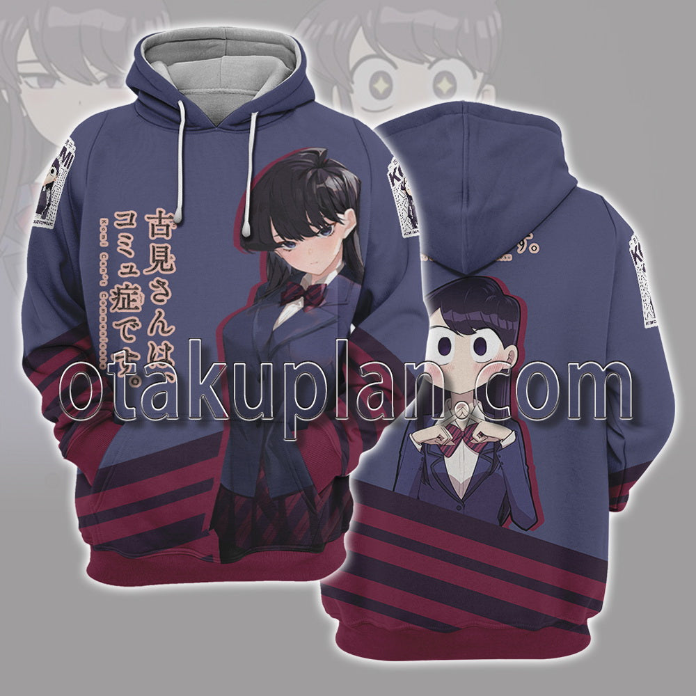 Komi Cant Communicate Komi San Poster Cosplay Hoodie