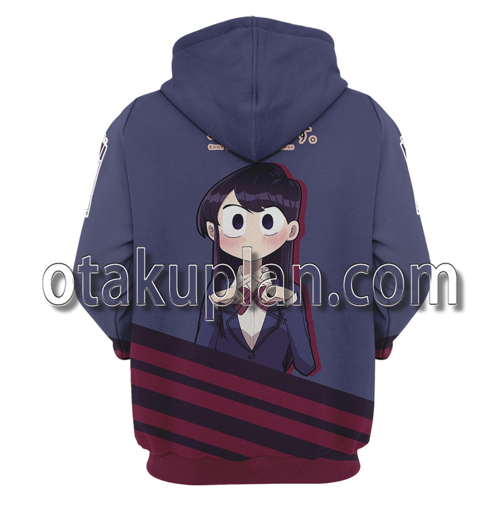 Komi Cant Communicate Komi San Poster Cosplay Hoodie