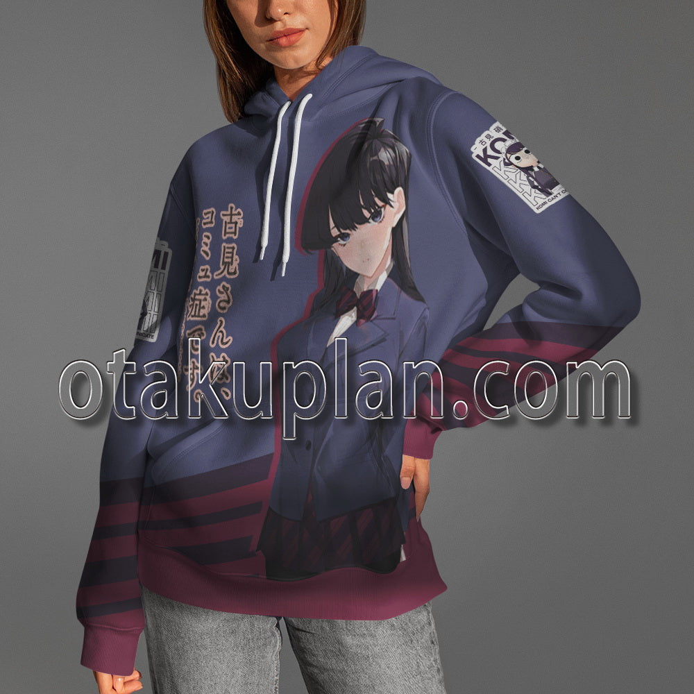 Komi Cant Communicate Komi San Poster Cosplay Hoodie