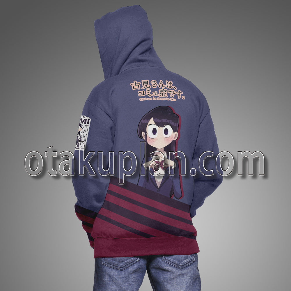 Komi Cant Communicate Komi San Poster Cosplay Hoodie
