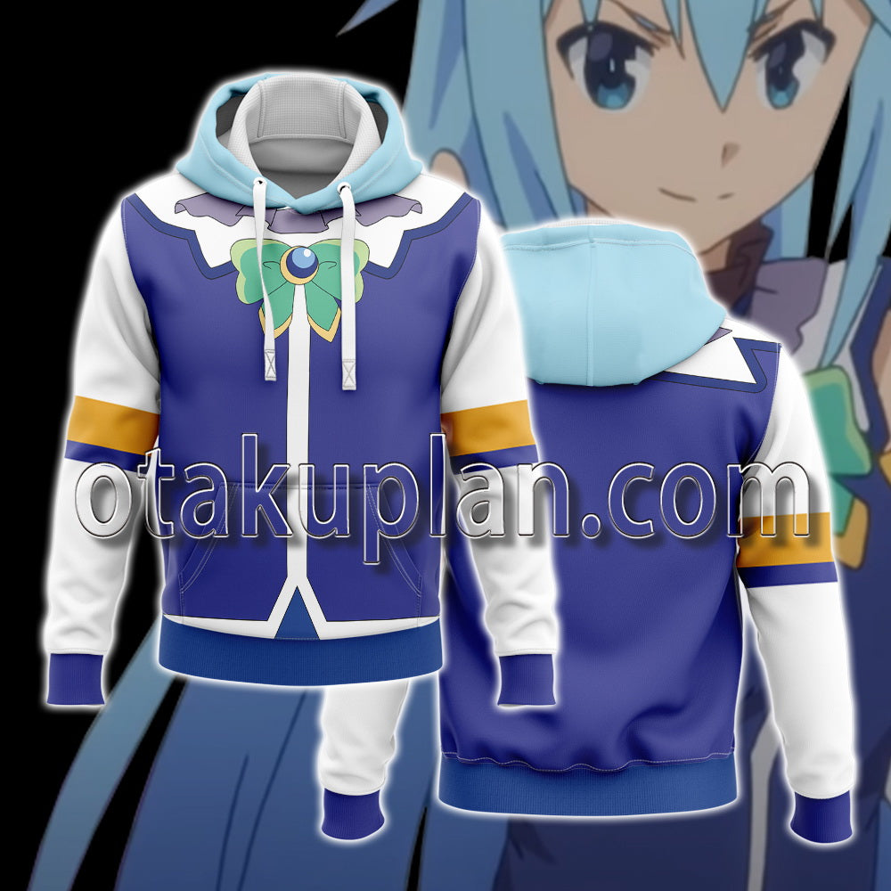 Konosuba Aqua Cosplay Hoodie