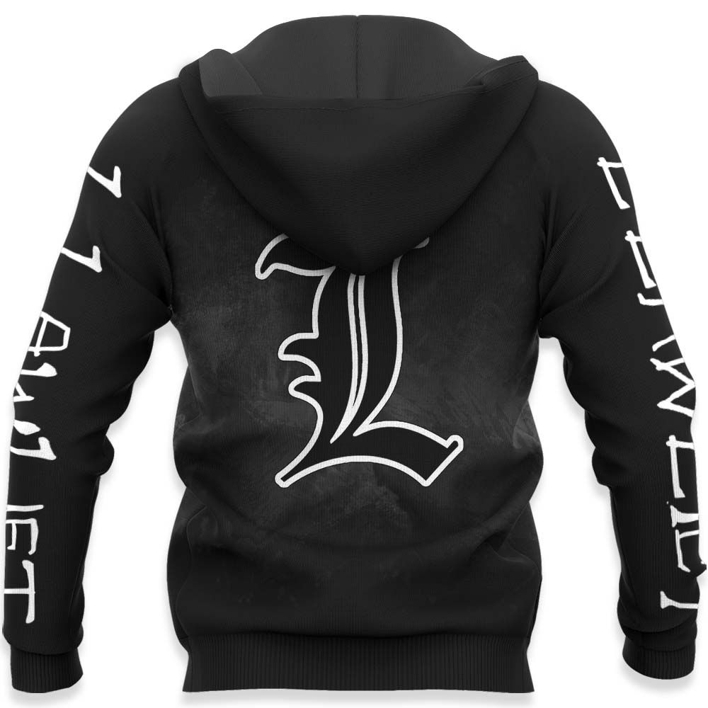 L Lawliet Death Note Hoodie Shirt