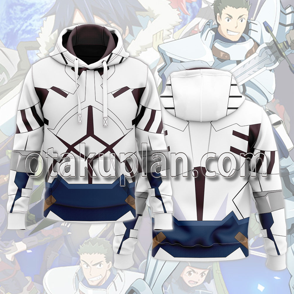 Log Horizon Destruction of the Round Table Naotsugu White armor Cosplay Hoodie