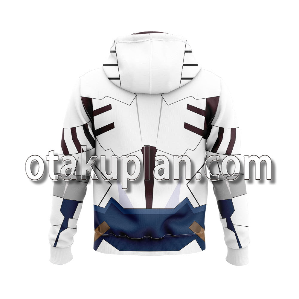 Log Horizon Destruction of the Round Table Naotsugu White armor Cosplay Hoodie