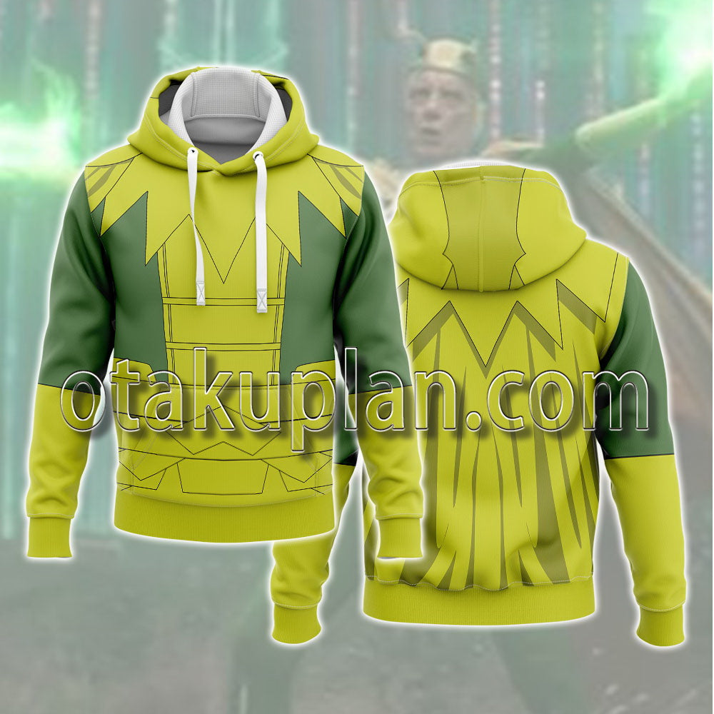 Loki Old School Alligator Costume Cosplay Hoodie