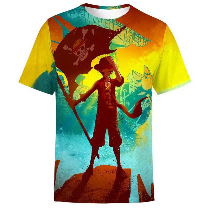 Luffy And Thousand Sunny Hoodie / T-Shirt