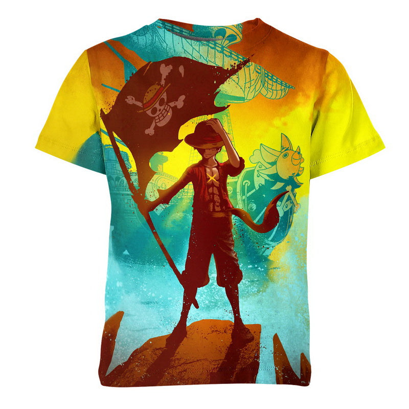 Luffy And Thousand Sunny Hoodie / T-Shirt