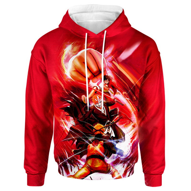 Luffy Anime and Ichigo Hoodie / T-Shirt