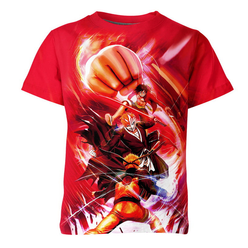 Luffy Anime and Ichigo Hoodie / T-Shirt