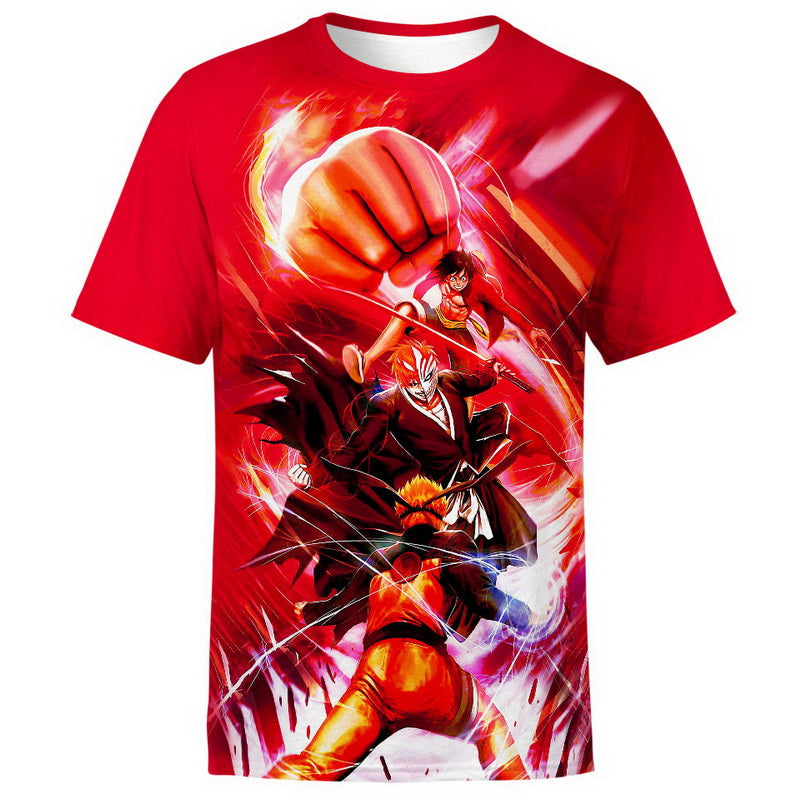 Luffy Anime and Ichigo Hoodie / T-Shirt