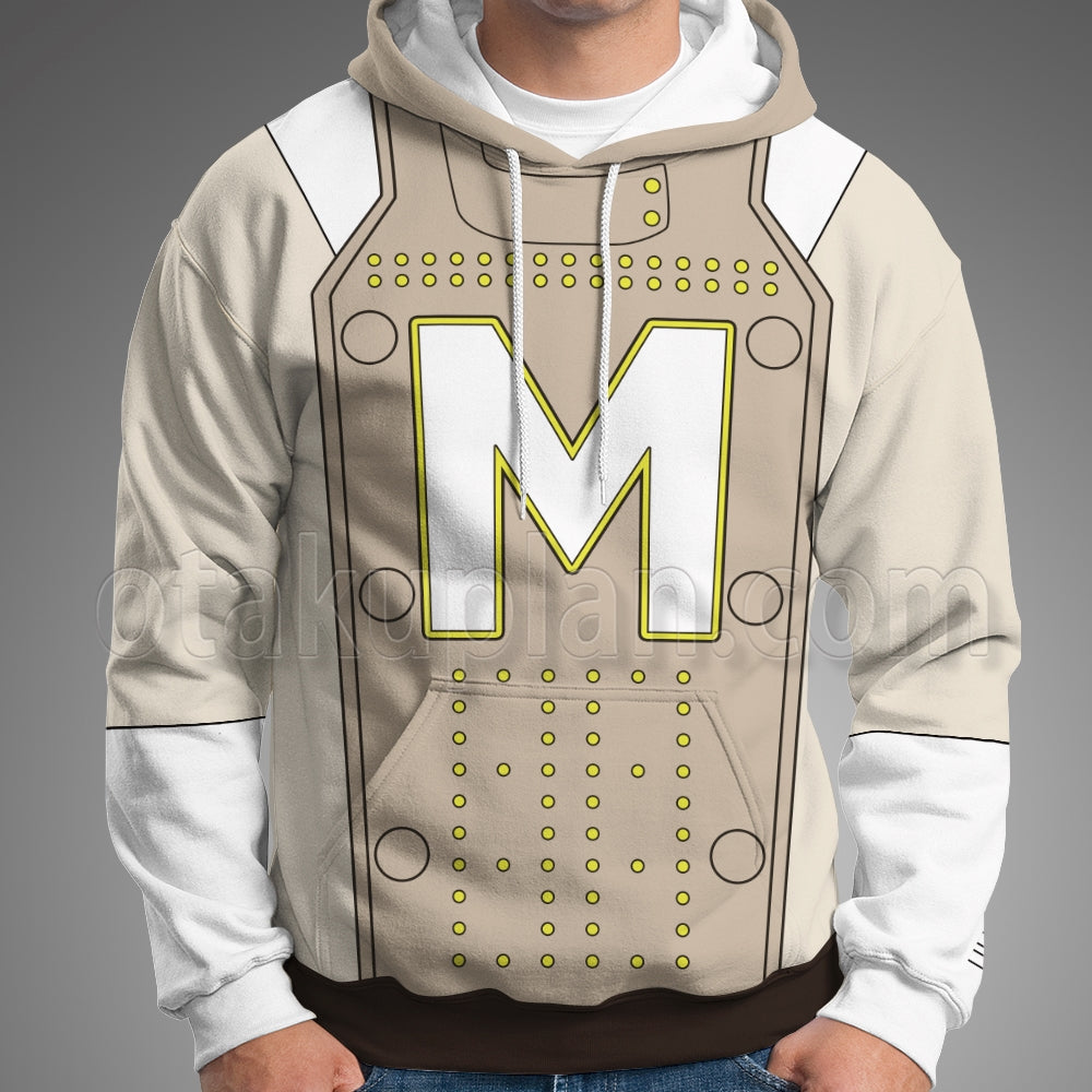 Megamind Metro Man Combat Uniform Cosplay Hoodie