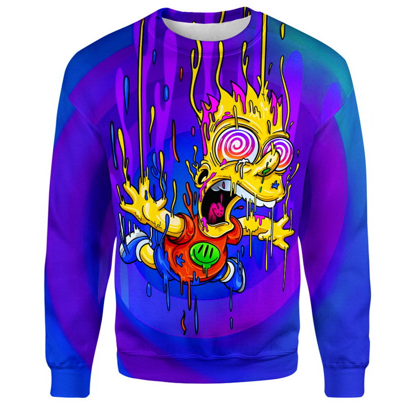 Melting Bart Simpson Hoodie / T-Shirt