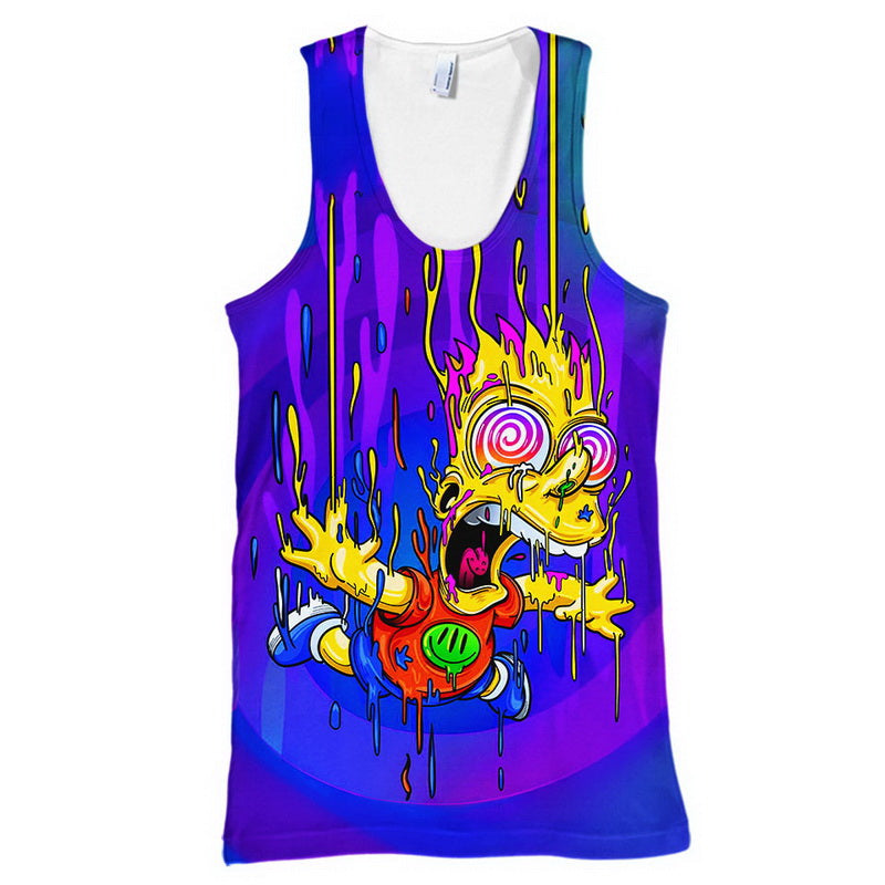Melting Bart Simpson Hoodie / T-Shirt