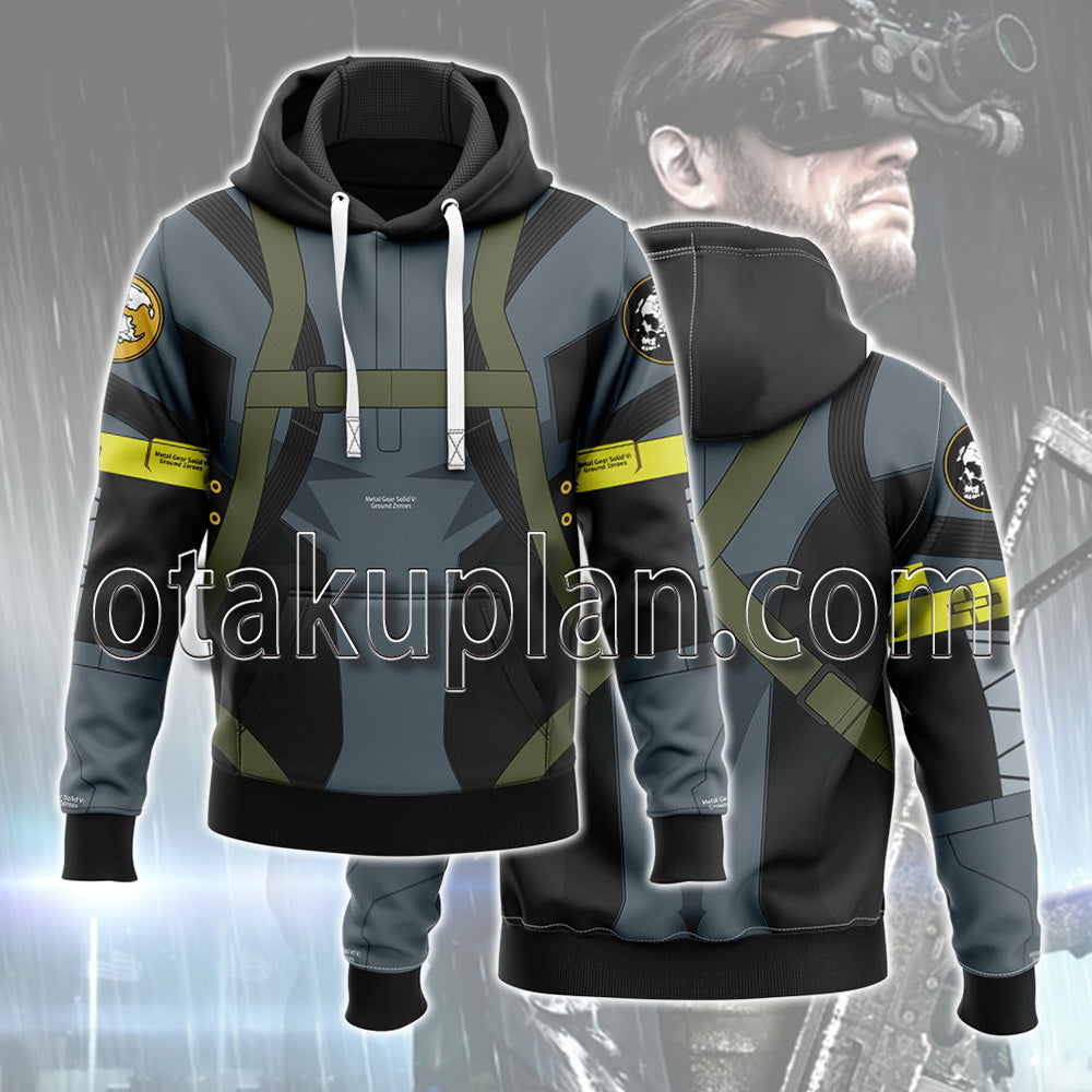 Metal Gear Solid V Ground Zeroes Big Boss Cosplay Hoodie