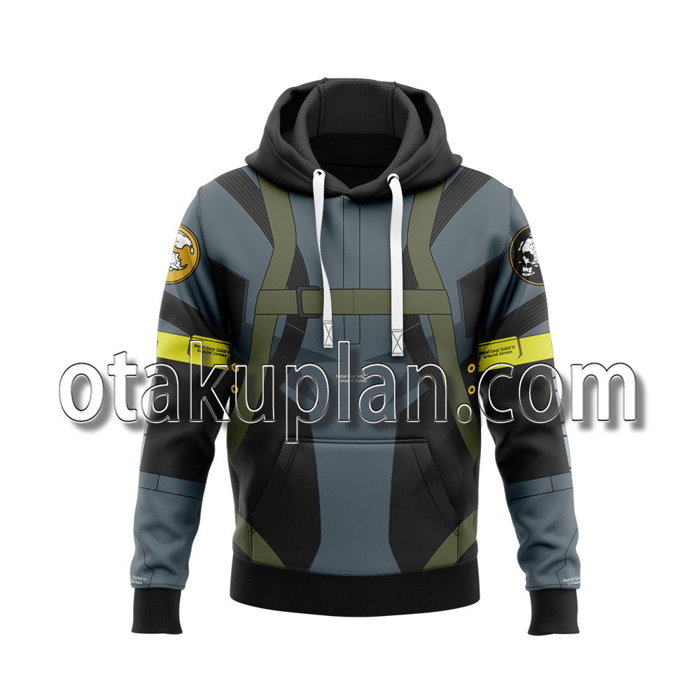Metal Gear Solid V Ground Zeroes Big Boss Cosplay Hoodie