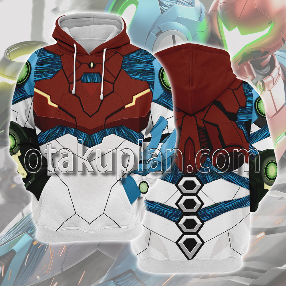 Metroid Dread Samus Aran Cosplay Hoodie