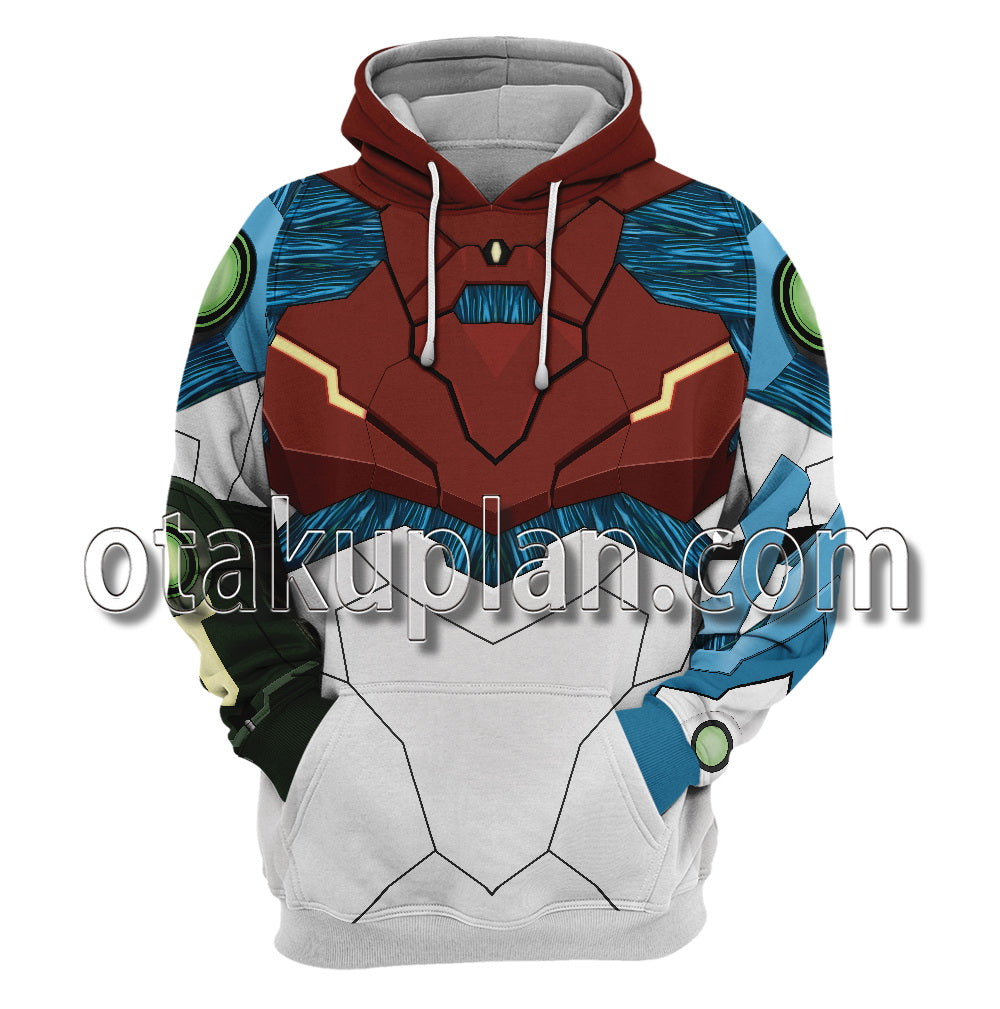 Metroid Dread Samus Aran Cosplay Hoodie