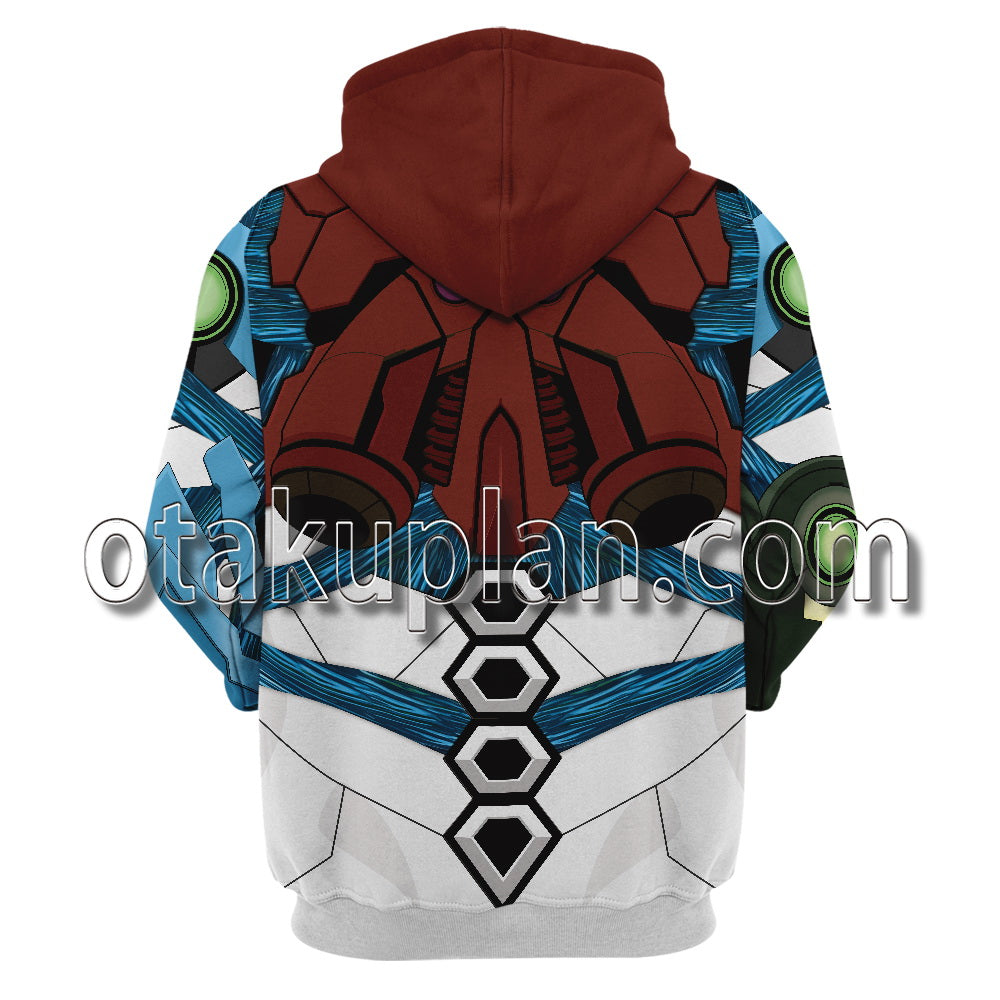 Metroid Dread Samus Aran Cosplay Hoodie