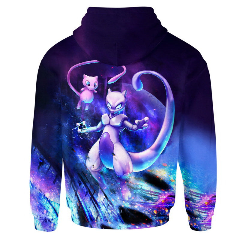 Mewtwo Psychic Attack Hoodie / T-Shirt