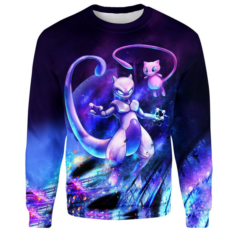 Mewtwo Psychic Attack Hoodie / T-Shirt