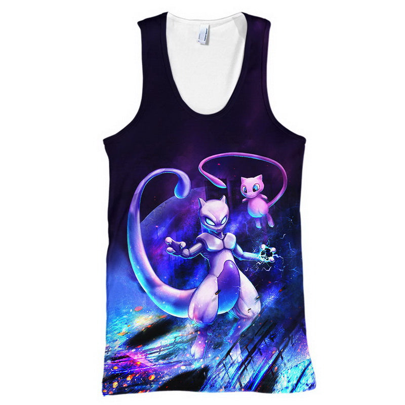 Mewtwo Psychic Attack Hoodie / T-Shirt