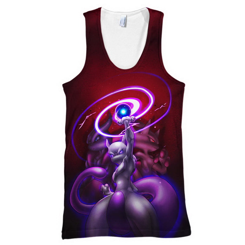 Mewtwo The Worlds Most Powerful Hoodie / T-Shirt