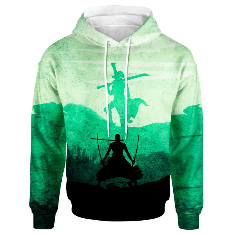 Mihawk And Zoro Hoodie / T-Shirt