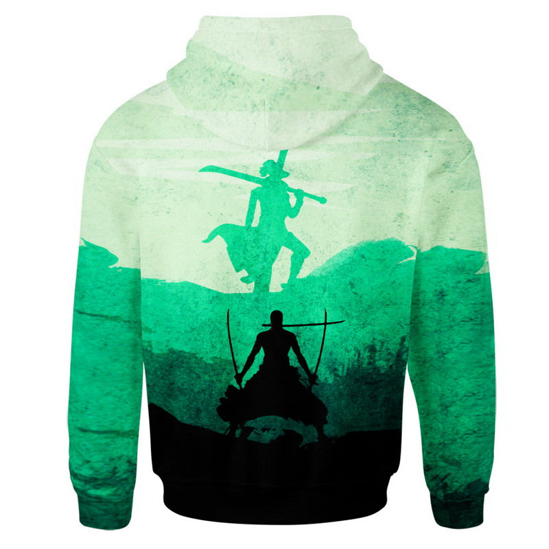 Mihawk And Zoro Hoodie / T-Shirt