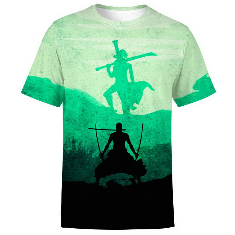Mihawk And Zoro Hoodie / T-Shirt
