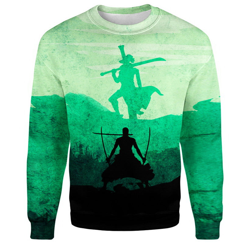 Mihawk And Zoro Hoodie / T-Shirt