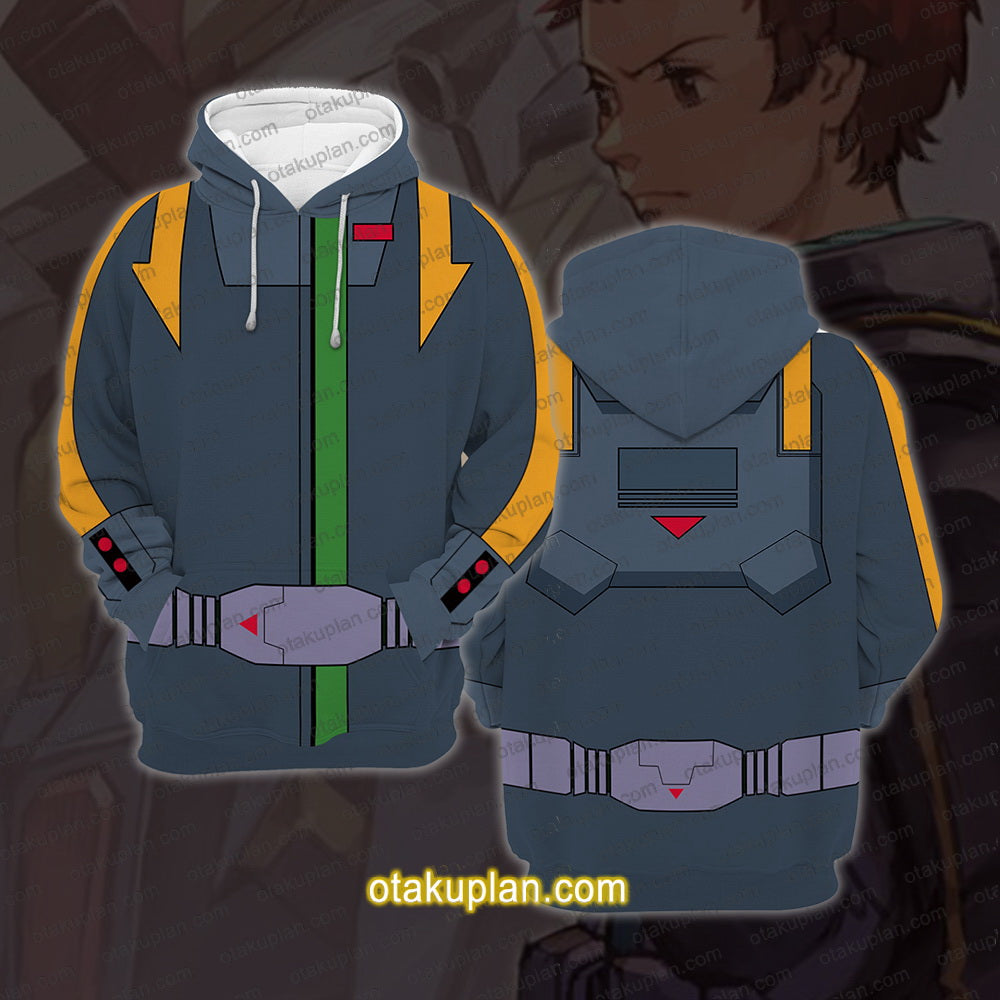 Anime Hathaway's Flash Combat Suit 1 Cosplay Hoodie