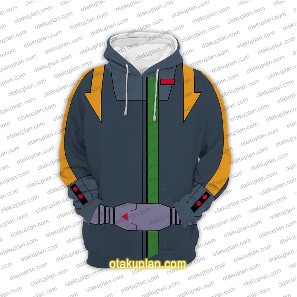 Anime Hathaway's Flash Combat Suit 1 Cosplay Hoodie
