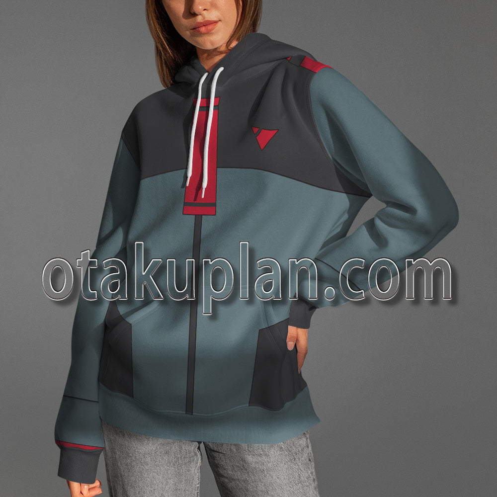 Anime the Witch from Mercury Miorine Rembran Uniform Cosplay Hoodie
