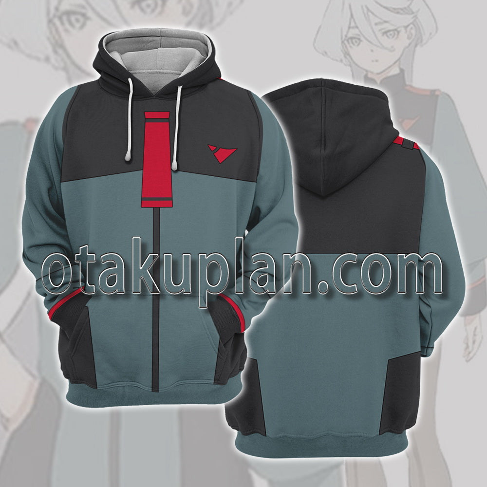 Anime the Witch from Mercury Miorine Rembran Uniform Cosplay Hoodie