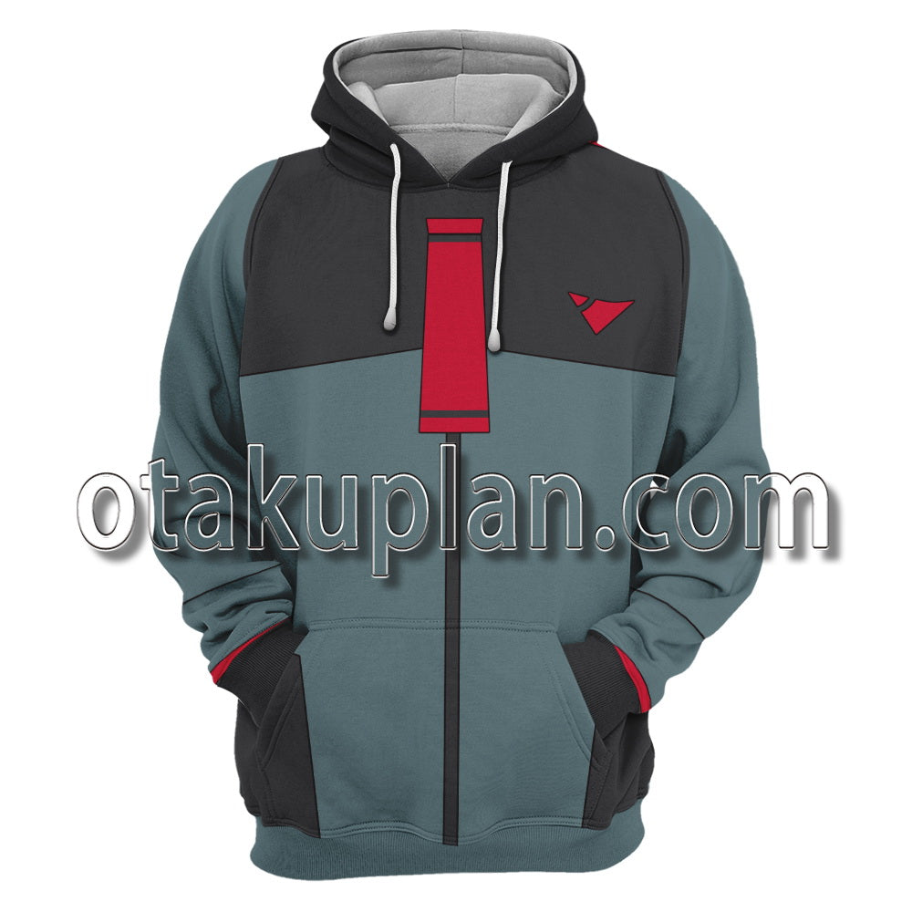 Anime the Witch from Mercury Miorine Rembran Uniform Cosplay Hoodie