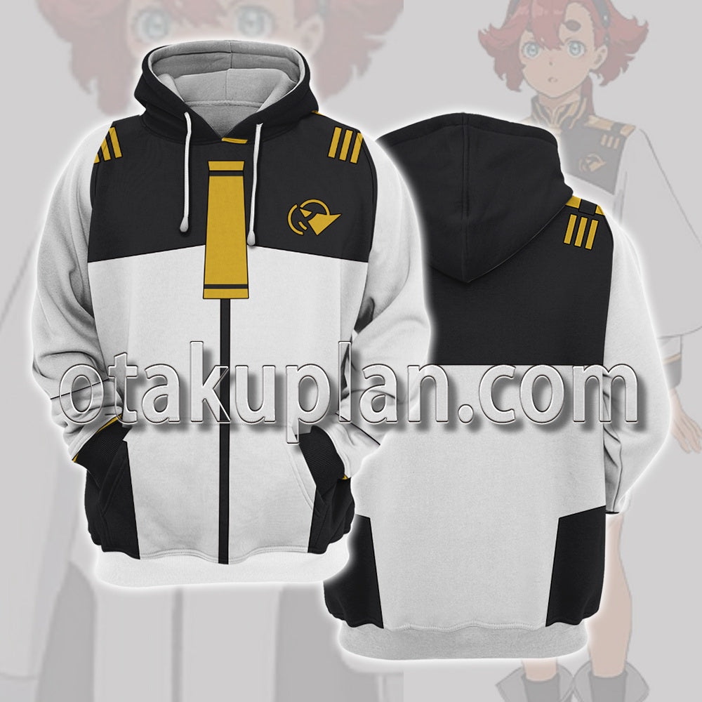 Anime the Witch from Mercury Suletta Mercury Uniform Cosplay Hoodie