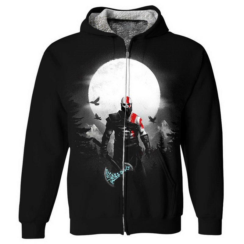 Mountain God Kratos Hoodie / T-Shirt