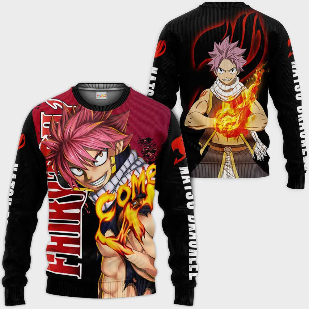 Natsu Dragneel Anime Hoodie Shirt