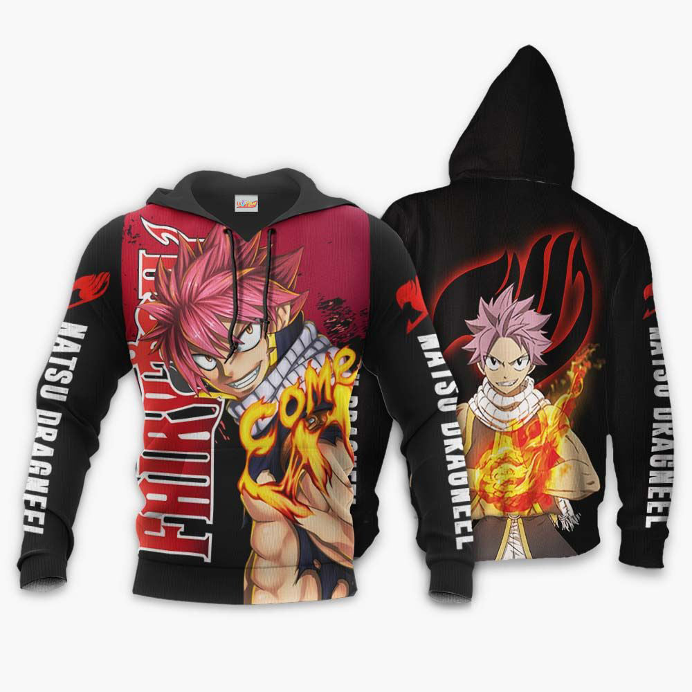 Natsu Dragneel Anime Hoodie Shirt