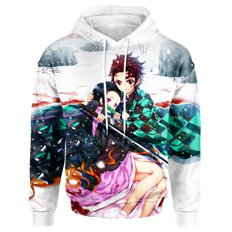 Nezuko vs Tanjirou Hoodie / T-Shirt
