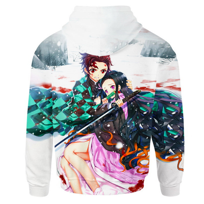 Nezuko vs Tanjirou Hoodie / T-Shirt