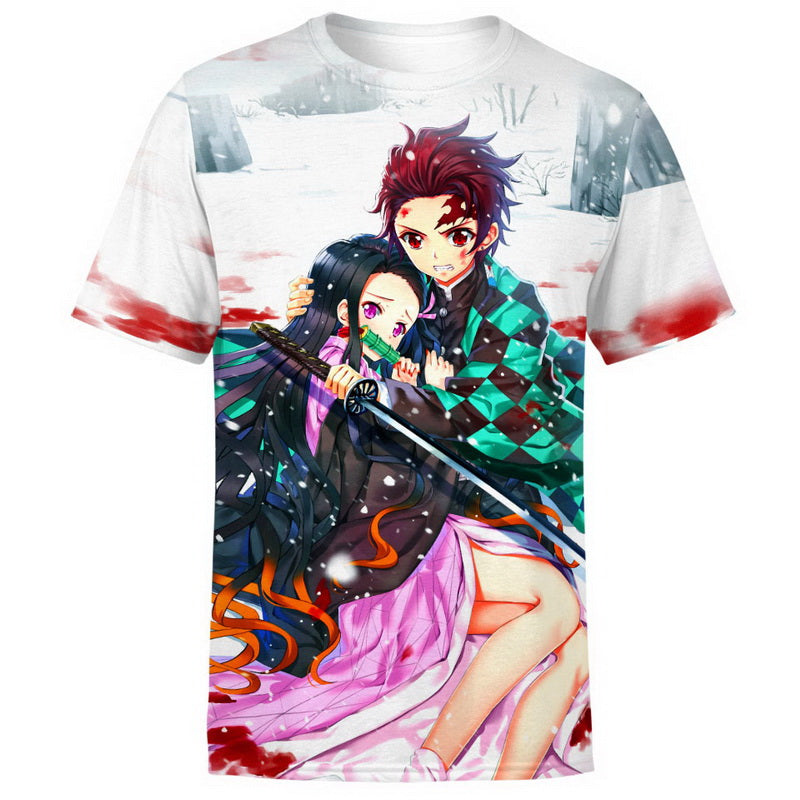 Nezuko vs Tanjirou Hoodie / T-Shirt