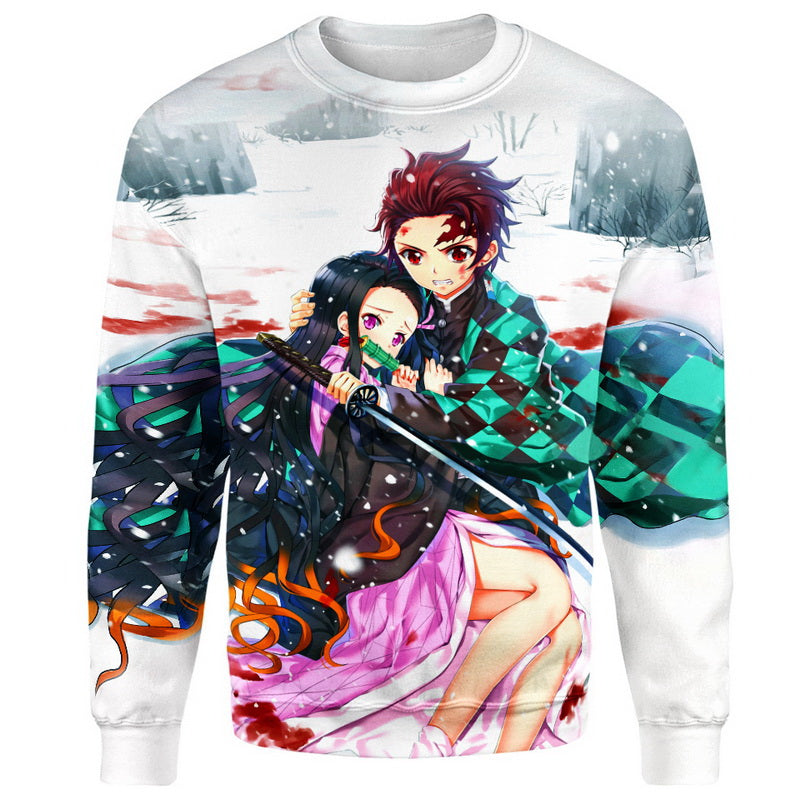 Nezuko vs Tanjirou Hoodie / T-Shirt
