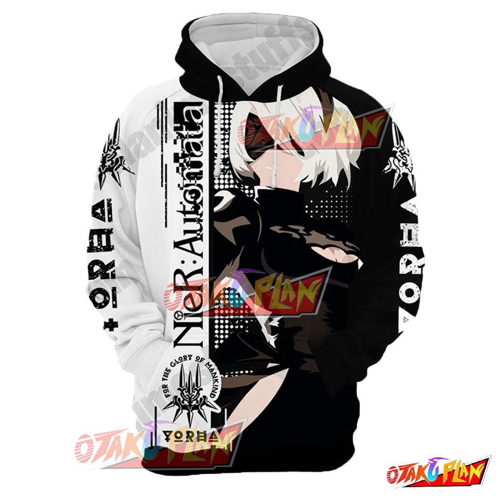 Nier Yorha For the Glory Of Mankind Pullover Hoodie