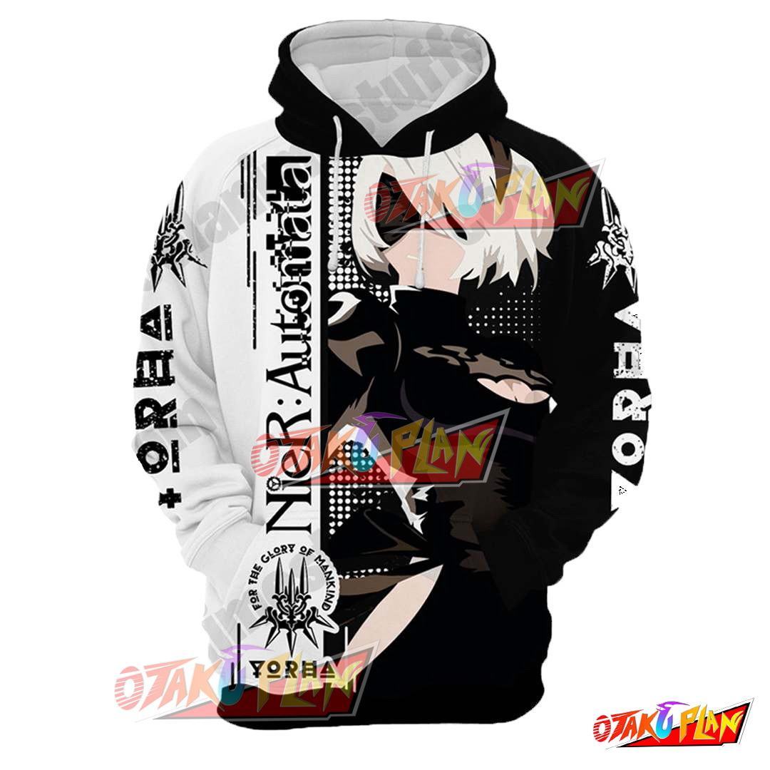 Nier Yorha For the Glory Of Mankind Pullover Hoodie
