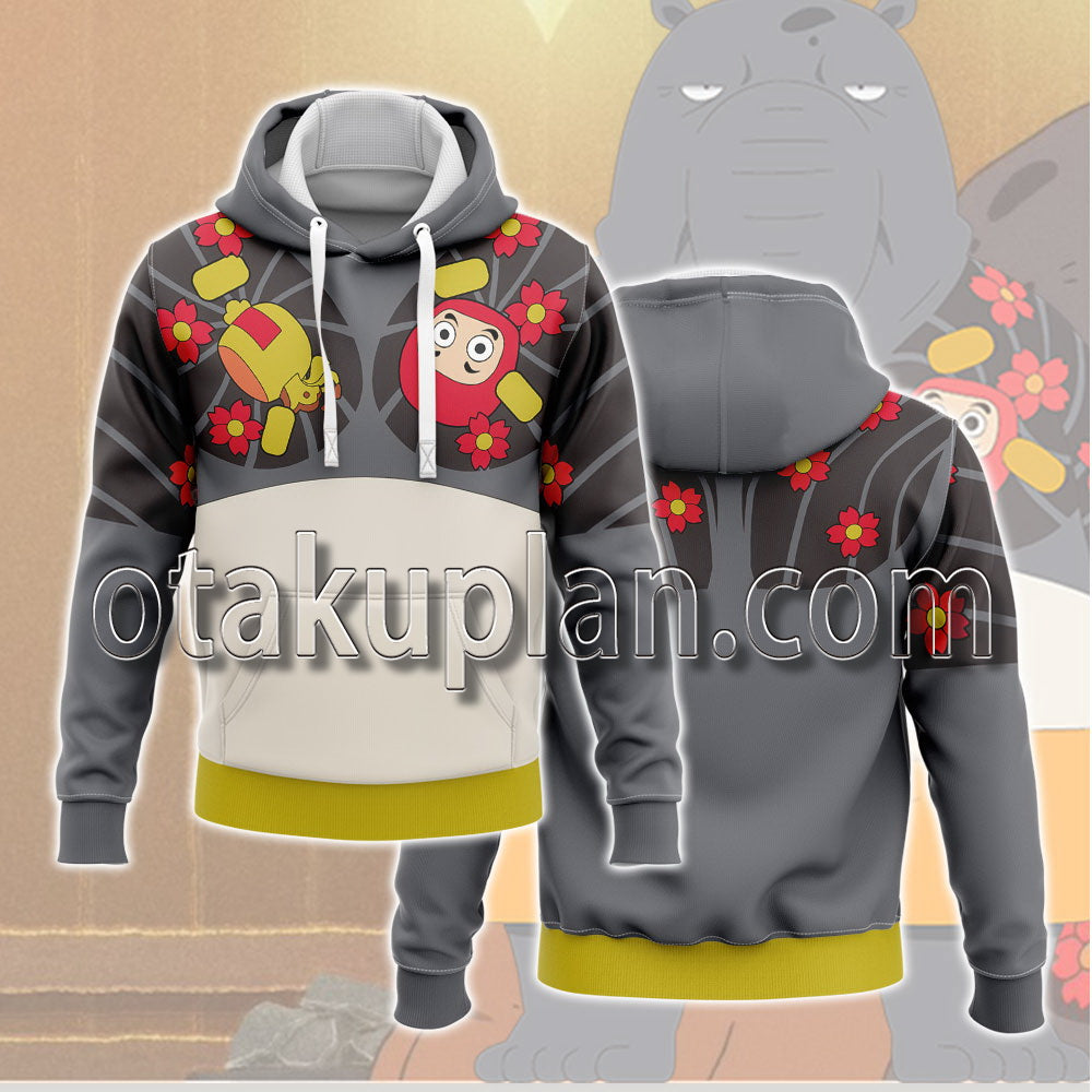 Odd Taxi Kuroda Cosplay Hoodie